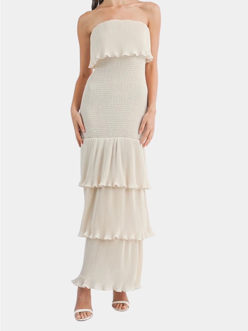 Tan Maxi Dress